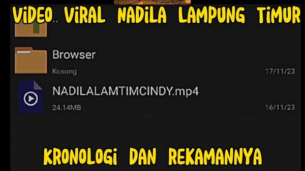 Nadila Lampung Viral Video Link